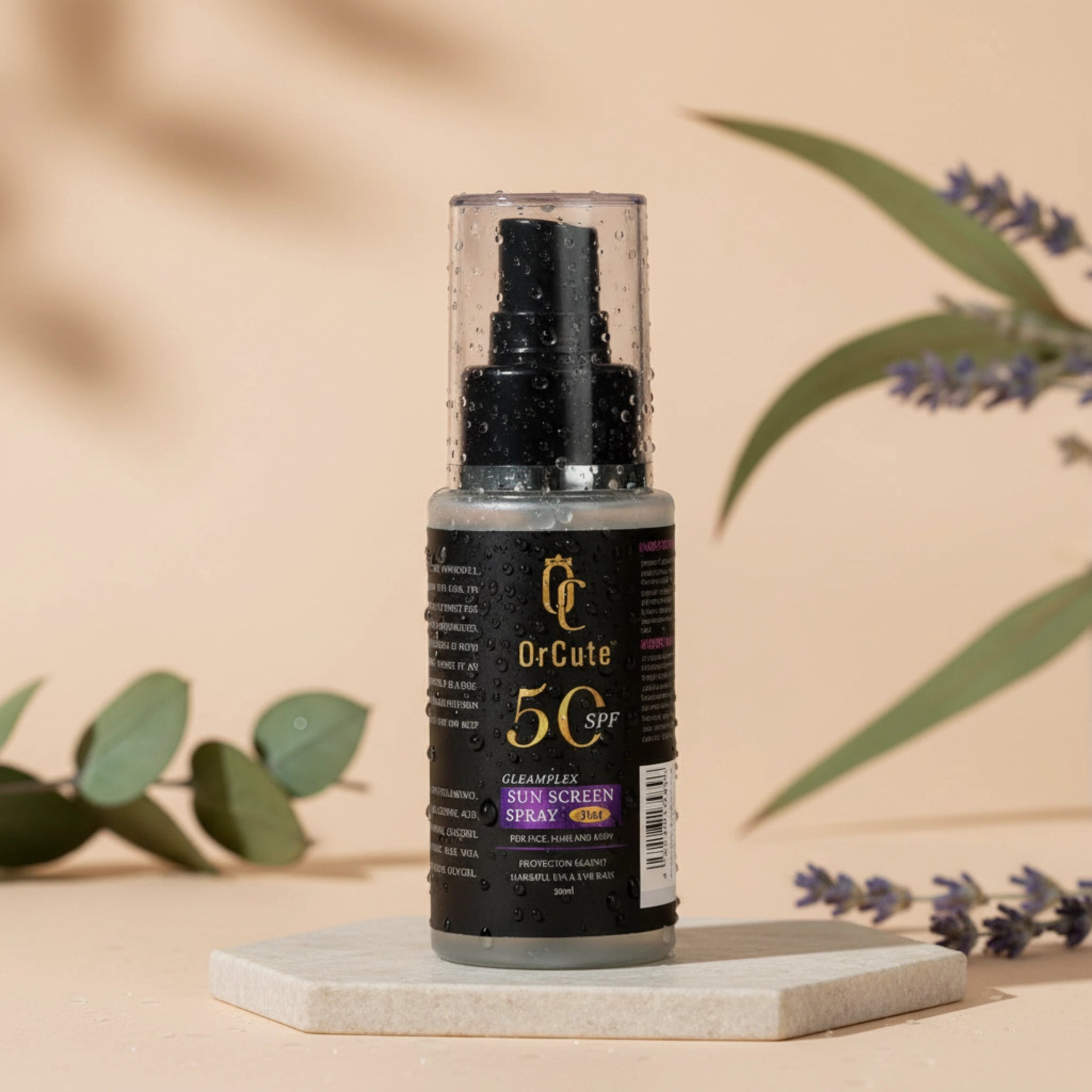 OrCute Gleamplex 3-in-1 Spray Sunscreen SPF 50+ (Face, Hair & Body)