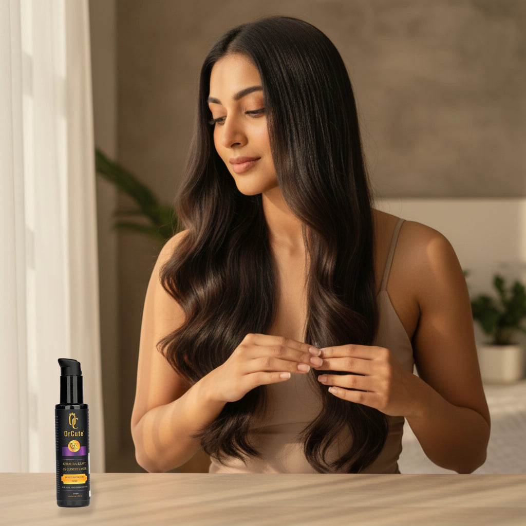 OrCute Hair Growth & Silk Smooth Leave-In Care Duo