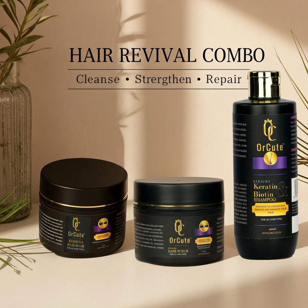 OrCute Hair Revival 3-Step Scalp & Repair Ritual
