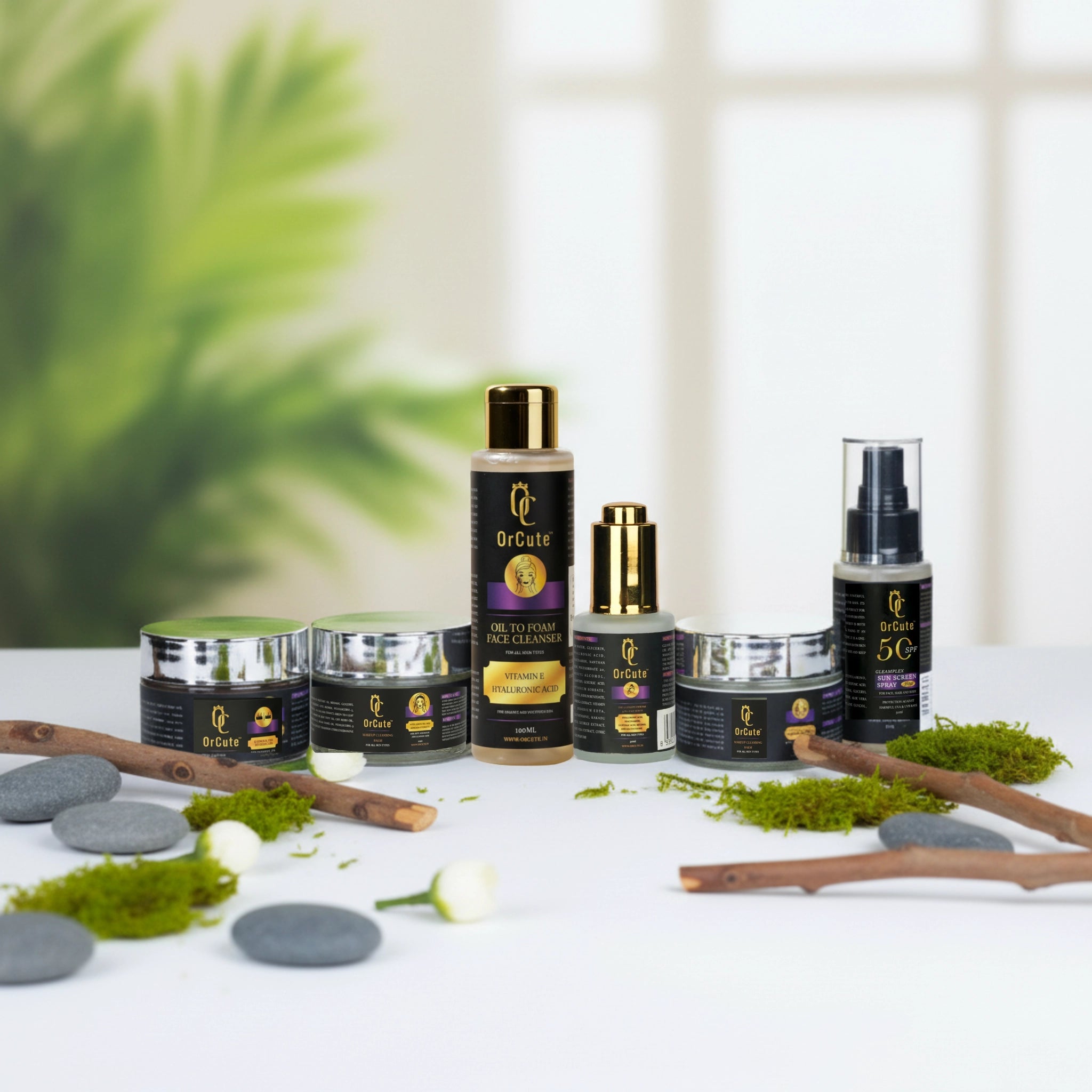 Orcute 6-in-1 Complete Herbal Skincare Ritual