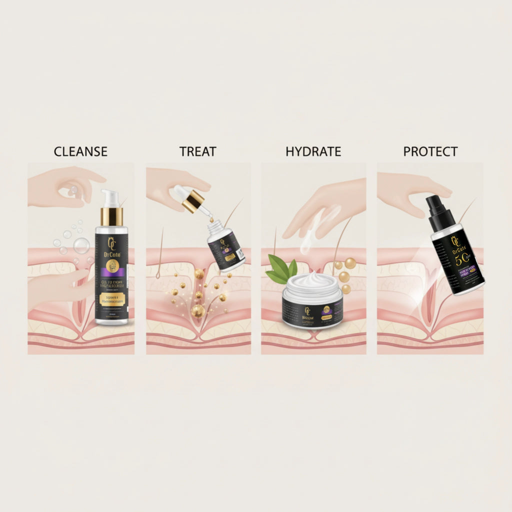 Orcute 6-in-1 Complete Herbal Skincare Ritual