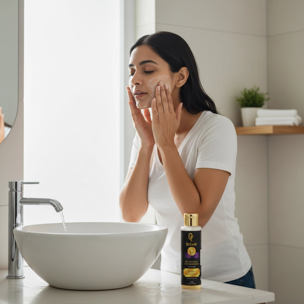 OrCute Dual-Action Oil-to-Foam Face Cleanser 100ml