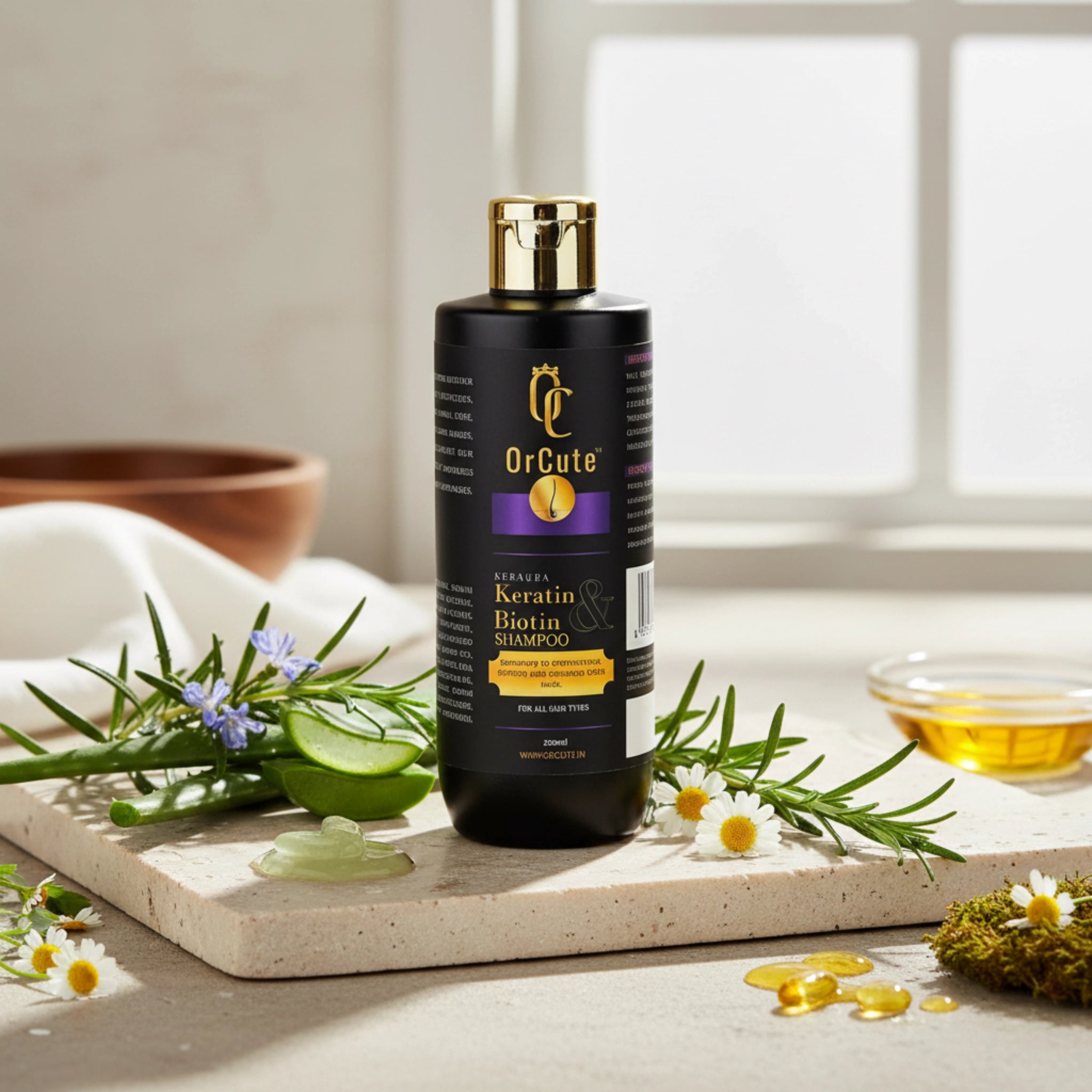 OrCute Keratin & Biotin Strengthening Shampoo 200ml