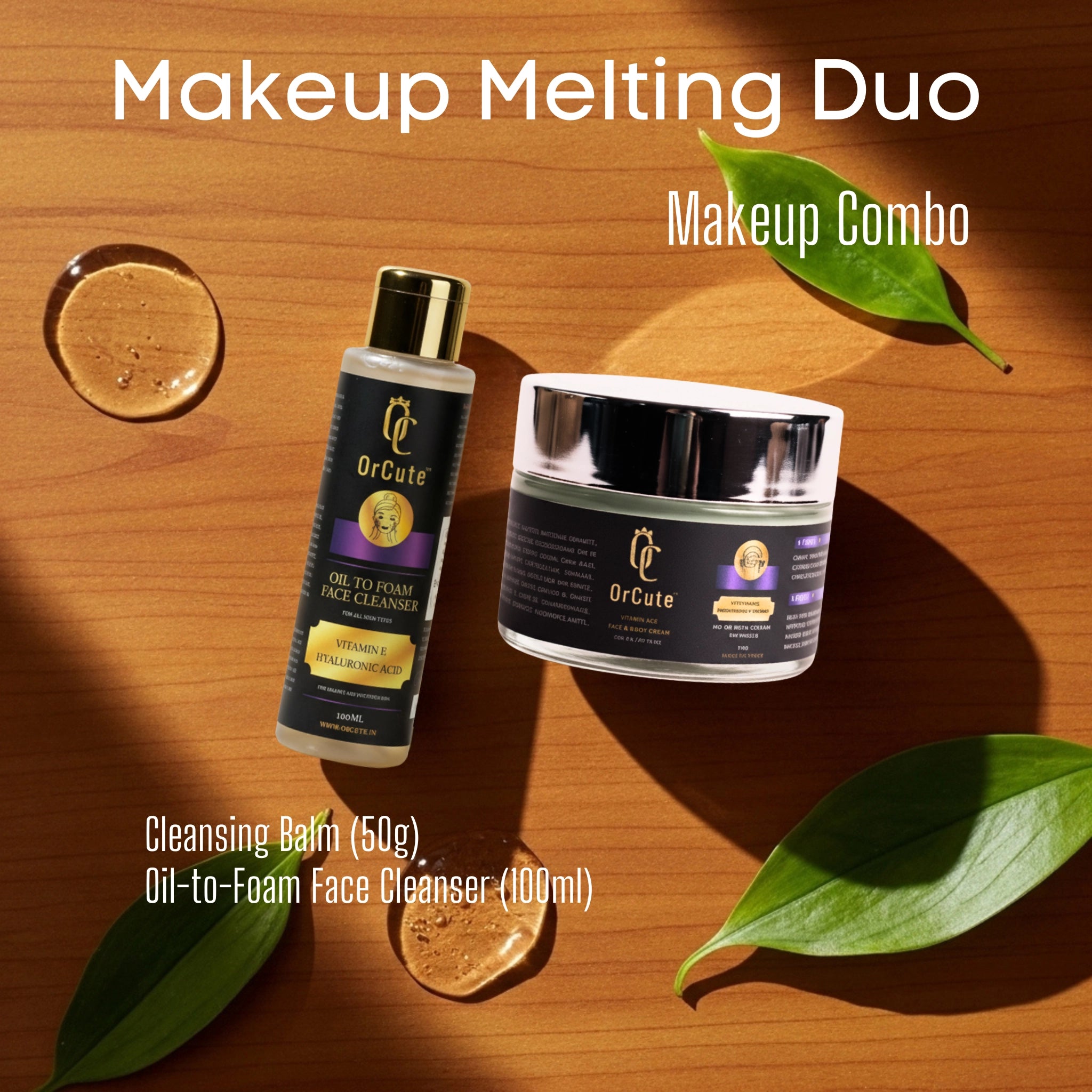 OrCute Makeup Melting Duo – Gentle Double Cleansing Ritual