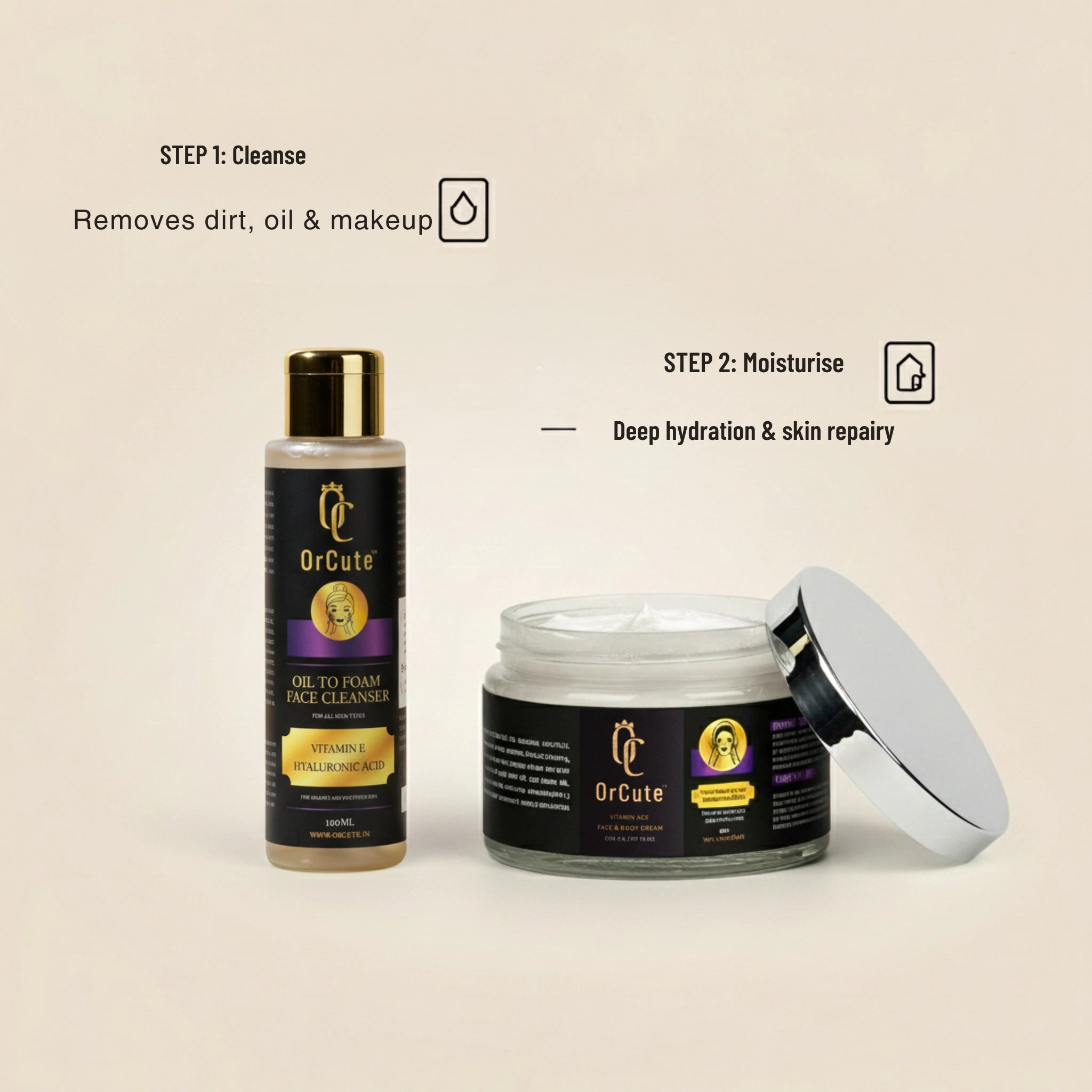 OrCute Makeup Melting Duo – Gentle Double Cleansing Ritual