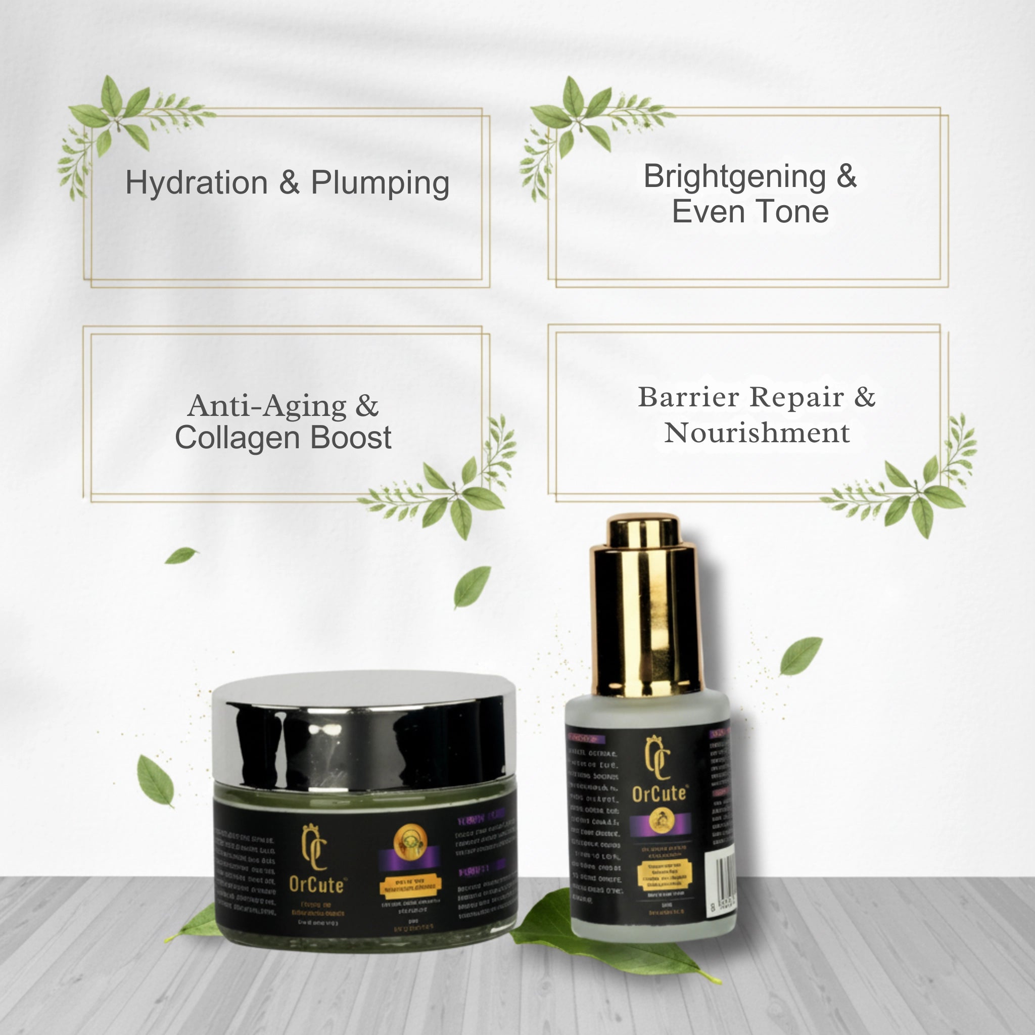 OrCute Radiance & Repair Skincare Duo